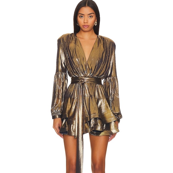 Bronx and Banco Dresses & Skirts - Bronx and Banco Bedouin Metallic Mini Dress